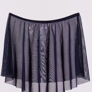 Sheer Navy Ballet Skirt